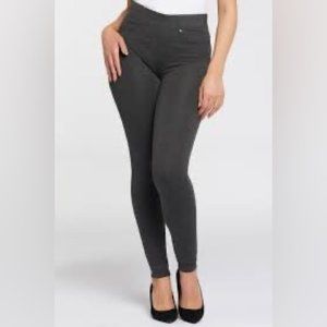Seven7 PULL ON PONTE PANT NWT grey skinny size S